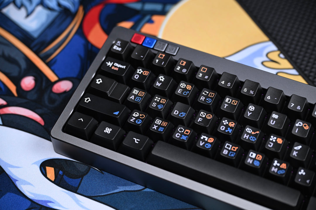 Blender Shortcut Keycap Set